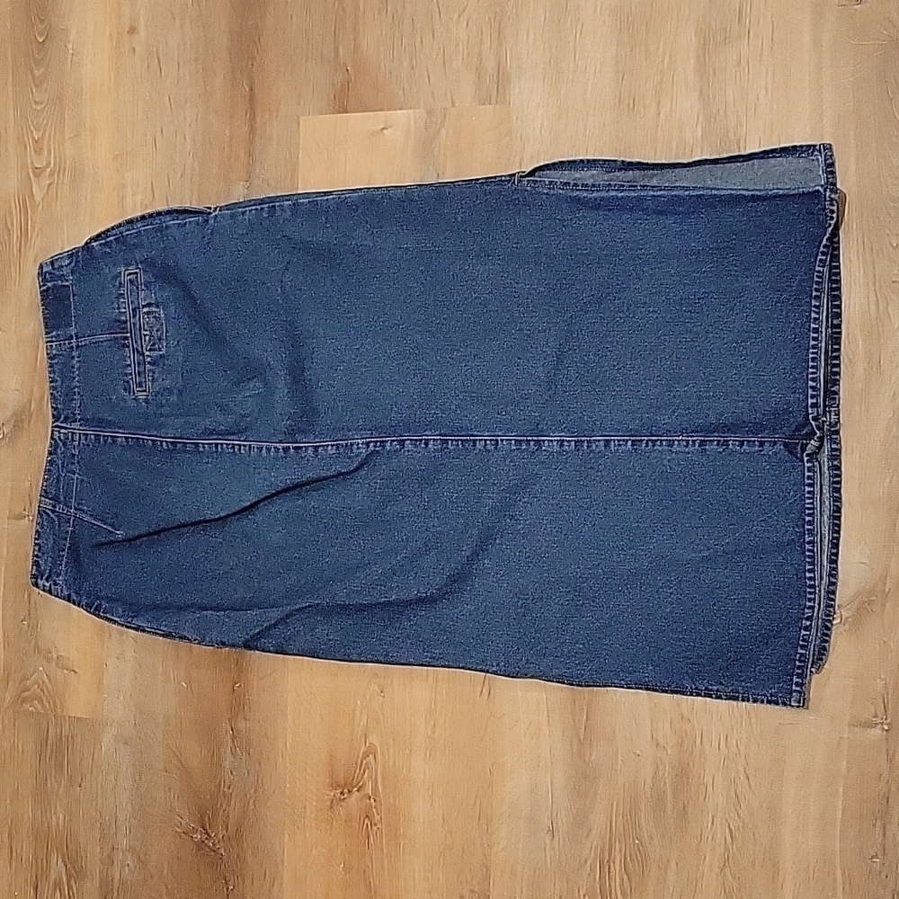 LEVI'S Vintage Long Denim Skirt 14 - Picture 7 of 10
